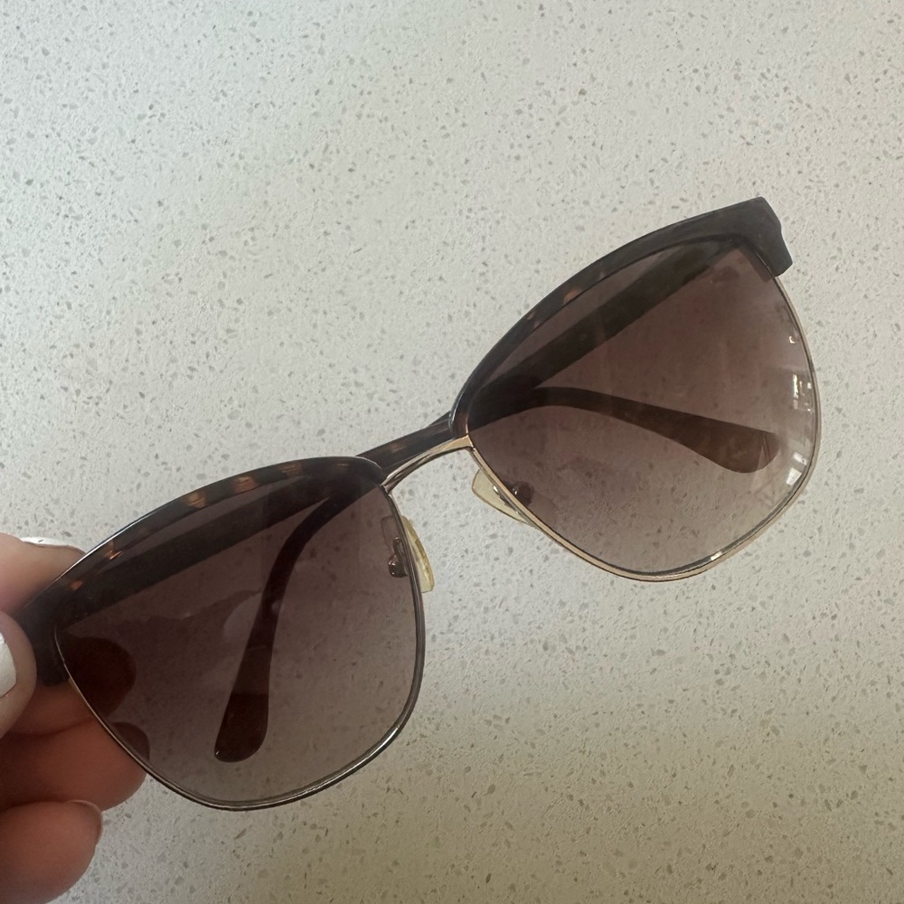 Michael Kors Brown Aviator Sunglasses